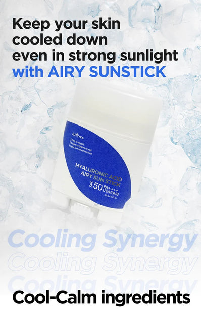 Isntree - Hyaluronic Acid Airy Sun Stick SPF 50+ PA++++