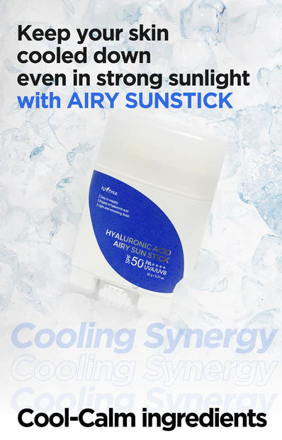Isntree - Hyaluronic Acid Airy Sun Stick SPF 50+ PA++++
