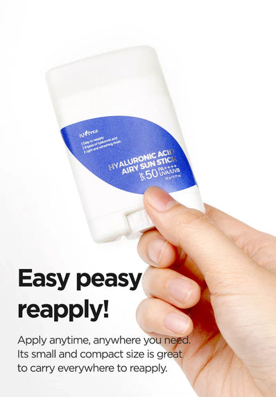 Isntree - Hyaluronic Acid Airy Sun Stick SPF 50+ PA++++