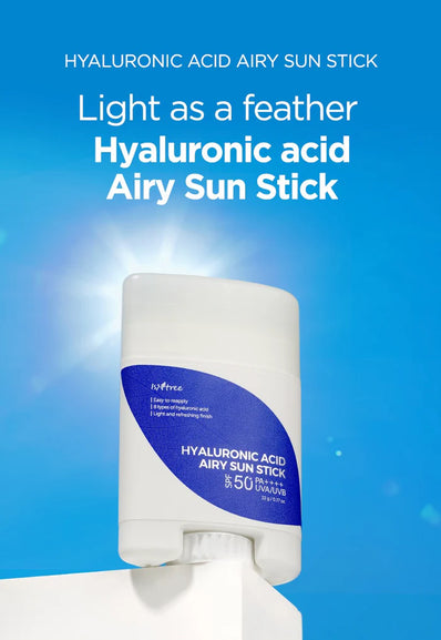 Isntree - Hyaluronic Acid Airy Sun Stick SPF 50+ PA++++