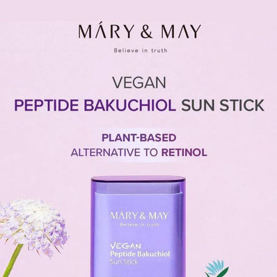 Mary & May - Vegan Peptide Bakuchiol Sun Stick SPF50+ PA++++