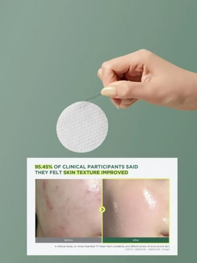 Anua - Heartleaf 77 Clearpad Τoner Pads