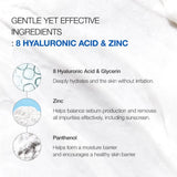 Anua - 8 Hyaluronic Acid Hydrating Gentle Foaming Cleanser