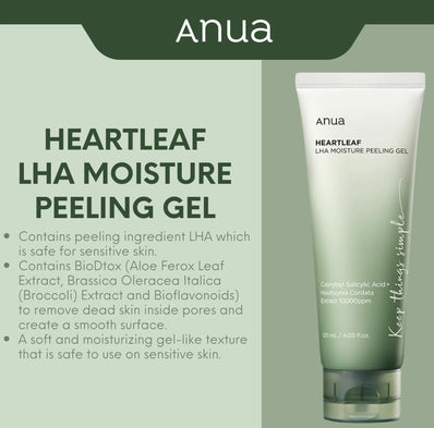 Anua - Heartleaf LHA Moisture Peeling gel