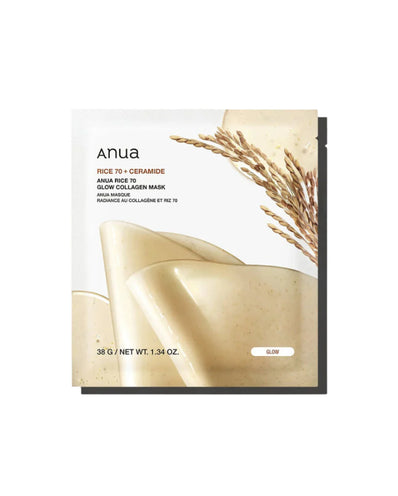 Anua - Rice 70 Glow Collagen Mask