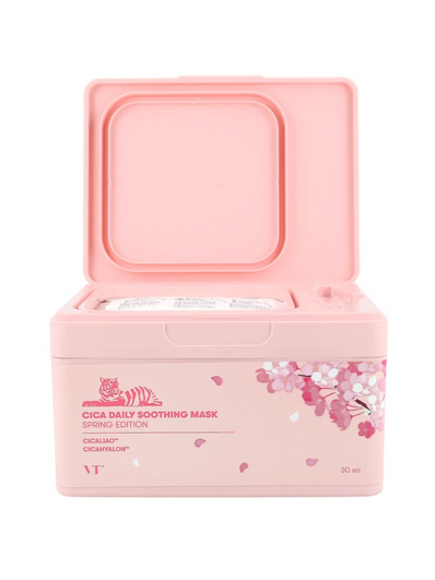 VT cosmetics - Cica daily soothing mask 30 pcs Green Package