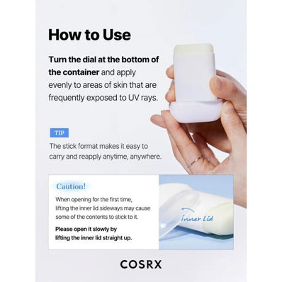 Cosrx - Airy Light Invisible Sun Stick SPF50+ PA++++