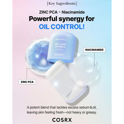 Cosrx - Airy Light Invisible Sun Stick SPF50+ PA++++
