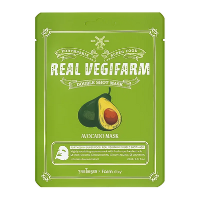 Fortheskin - Super Food Real Vegifarm Double Shot Mask Avocado