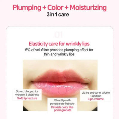 Frudia - Pomegranate Honey 3 in 1 Lip Balm