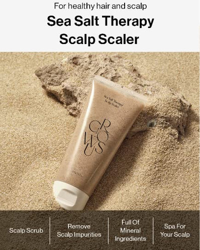 GROWUS - Sea Salt Therapy Scalp Scaler - Απολεπιστικό τριχωτού κεφαλής με Θαλασσινό Αλάτι