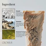 GROWUS - Sea Salt Therapy Scalp Scaler - Απολεπιστικό τριχωτού κεφαλής με Θαλασσινό Αλάτι