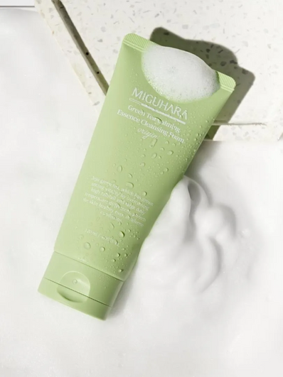 Miguhara - Green Tea Calming Essence Cleansing Foam Origin