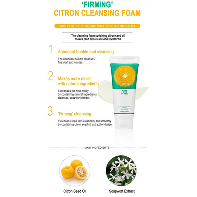 Holika Holika - Daily Fresh Citron Cleansing Foam