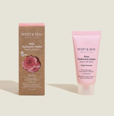Mary & May - Rose Hyaluronic Hydra Wash Off Pack