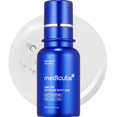 Medicube - One Day Exosome Shot 2000 – Ορός με εξωσώματα και τεχνολογία microneedle