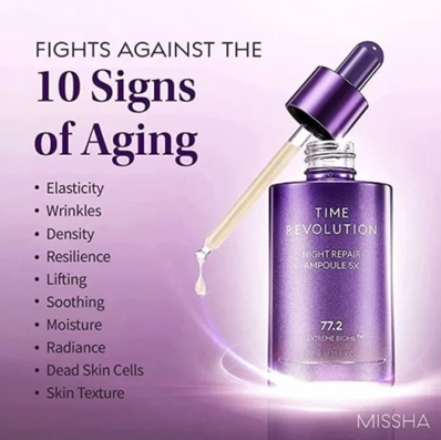 Missha - Time Revolution Night Repair Ampoule 5x