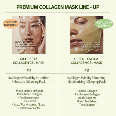 Nacific - Green Tea Cica Collagen Gel Mask