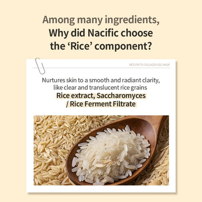 Nacific - Rice Pepta Collagen Gel Mask