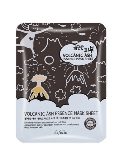 Esfolio - Pure Skin Volcanic ash Essence Mask Sheet